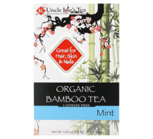 Травяные сборы и чаи Uncle Lee's Tea, Органический бамбуковый чай, мята, без кофеина, 18 чайных пакетиков, 28,8 г (1,02 унции)