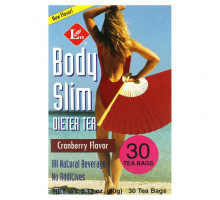 Травяные сборы и чаи Uncle Lee's Tea, Body Slim Dieter Tea, клюква, 30 чайных пакетиков, 60 г (2,12 унции)
