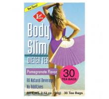 Травяные сборы и чаи Uncle Lee's Tea, Body Slim Dieter Tea, гранат, 30 чайных пакетиков, 60 г (2,12 унции)
