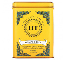 Травяные сборы и чаи Harney & Sons, HT Tea Blend, желтый и голубой, ромашка и лаванда, без кофеина, 20 чайных саше, 40 г (1,4 унции)