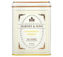 Травяные сборы и чаи Harney & Sons, Качественные сорта чая, ромашковый травяной чай, 20 саше, 26 г (0,9 унции)