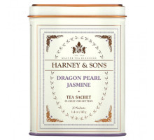 Травяные сборы и чаи Harney & Sons, Качественные сорта чая, чай с жасмином Dragon Pearl, 20 чайных саше, 40 г (1,4 унции)