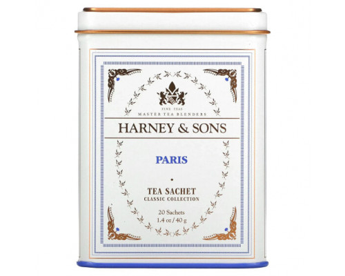 Травяные сборы и чаи Harney & Sons, Парижский чай, 20 пакетиков, 1.4 унций (40 г) Травяные сборы и чаи Harney & Sons, Парижский чай, 20 пакетиков, 1.4 унций (40 г)