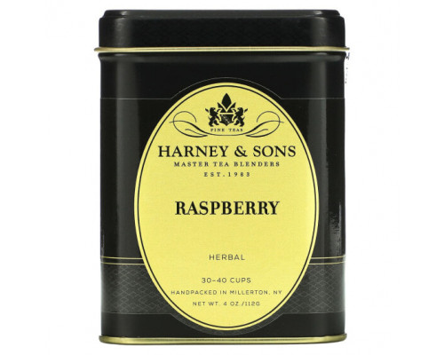 Травяные сборы и чаи Harney & Sons, травяной чай с малиной, без кофеина, 112 г (4 унции) Травяные сборы и чаи Harney & Sons, травяной чай с малиной, без кофеина, 112 г (4 унции)