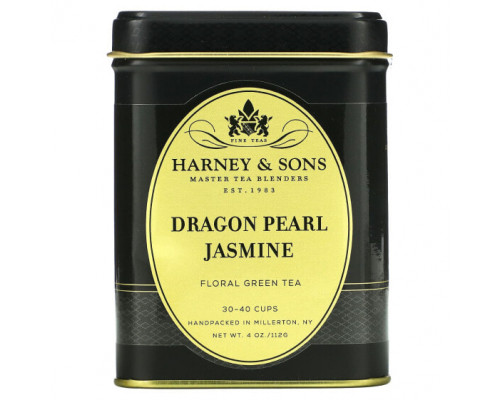 Травяные сборы и чаи Harney & Sons, Dragon Pearl, чай с жасмином, 112 г (4 унции) Травяные сборы и чаи Harney & Sons, Dragon Pearl, чай с жасмином, 112 г (4 унции)