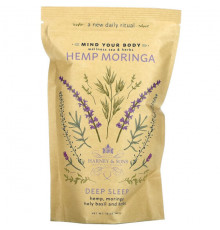 Травяные сборы и чаи Harney & Sons, Hemp Moringa, Deep Sleep, оздоровительный чай и травы, 10 унций (283 г)