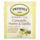 Травяные сборы и чаи Twinings, травяной чай, ромашка, мед и ваниль, без кофеина, 20 чайных пакетиков в индивидуальной упаковке, 32 г (1,13 унции)