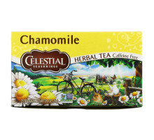 Celestial Seasonings, Травяной чай, без кофеина, ромашка, 20 чайных пакетиков, 0,9 унций (25 г)