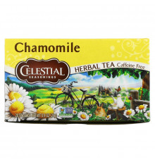 Celestial Seasonings, Травяной чай, без кофеина, ромашка, 20 чайных пакетиков, 0,9 унций (25 г)