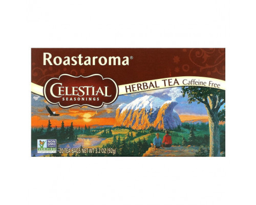 Травяные сборы и чаи Celestial Seasonings, травяной чай, Roastaroma, без кофеина, 20 чайных пакетиков, 92 г (3,2 унции) Травяные сборы и чаи Celestial Seasonings, травяной чай, Roastaroma, без кофеина, 20 чайных пакетиков, 92 г (3,2 унции)
