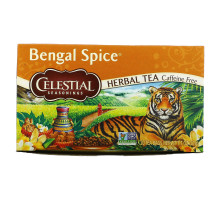Celestial Seasonings, травяной чай Bengal Spice, без кофеина, 20 чайных пакетиков, 47 г (1,7 унции)