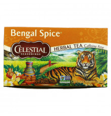 Celestial Seasonings, травяной чай Bengal Spice, без кофеина, 20 чайных пакетиков, 47 г (1,7 унции)