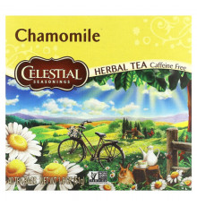 Травяные сборы и чаи Celestial Seasonings, травяной чай, ромашка, без кофеина, 40 чайных пакетиков по 51 г (1,8 унции)