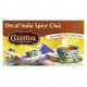 Травяные сборы и чаи Celestial Seasonings, черный чай с экзотическими специями, индийский чай со специями, без кофеина, 20 чайных пакетиков, 61 г (2,1 унции)