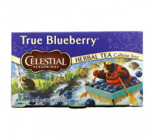 Травяные сборы и чаи Celestial Seasonings, Травяной чай, без кофеина, Черника, 20 пакетиков, 1,6 унции (45 г)