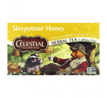 Травяные сборы и чаи Celestial Seasonings, травяной чай, для сна, с медом, без кофеина, 20 чайных пакетиков по 29 г (1 унции)