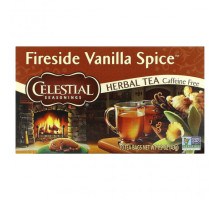 Травяные сборы и чаи Celestial Seasonings, травяной чай, со вкусом ванили, без кофеина, 20 чайных пакетиков по 43 г (1,5 унции)