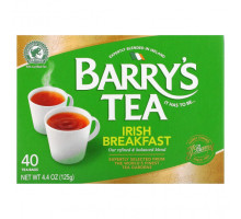 Травяные сборы и чаи Barry's Tea, чай «Ирландский завтрак», 40 чайных пакетиков, 125 г (4,4 унции)