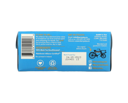 Barry's Tea Decaf 40 Tea Bags Barry's Tea Decaf 40 Tea Bags