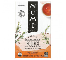 Травяные сборы и чаи Numi Tea, Organic Herbal Teasan, ройбуш, без кофеина, 18 чайных пакетиков, 43,2 г (1,52 унции)