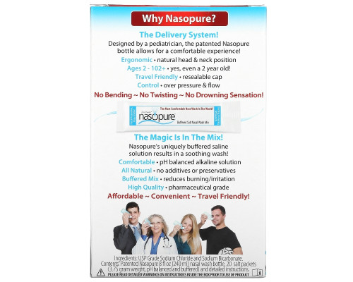 Nasopure Носовая Система Промывания 1 набор Nasopure Носовая Система Промывания 1 набор