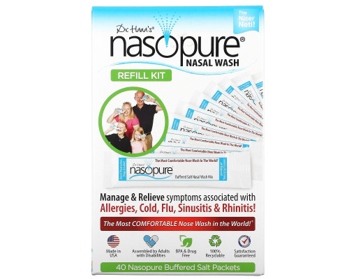 Nasopure Система для промывания носа дополнительный набор 1 набор Nasopure Система для промывания носа дополнительный набор 1 набор
