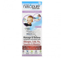 От гриппа и простуды Nasopure, Dr. Hana's Nasal Wash, набор для промывания носа, для детей от 2 до 102 лет, набор из 6 предметов