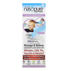 От гриппа и простуды Nasopure, Dr. Hana's Nasal Wash, набор для промывания носа, для детей от 2 до 102 лет, набор из 6 предметов