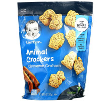 Gerber, Animal Crackers, Cinnamon Graham, Toddler, 12+ Months, 6 oz (170 g)