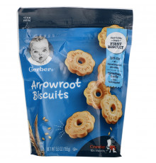 Gerber, Arrowroot Biscuits, Crawler, 10+ Months, 5.5 oz (155 g)