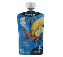 Gerber, Smart Flow, 12+ Months, Banana, Blueberry, 3.5 oz (99 g)