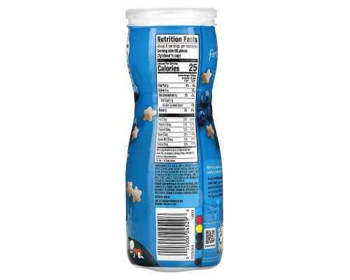 Gerber, Puffs, Cereal Snack, Crawler, 8+ Months, Blueberry, 1.48 oz (42 g) Gerber, Puffs, Cereal Snack, Crawler, 8+ Months, Blueberry, 1.48 oz (42 g)