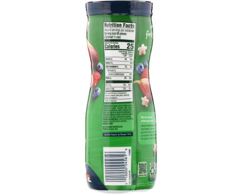 Gerber, Organic Puffs, Fig Berry, 1.48 oz (42 g) Gerber, Organic Puffs, Fig Berry, 1.48 oz (42 g)