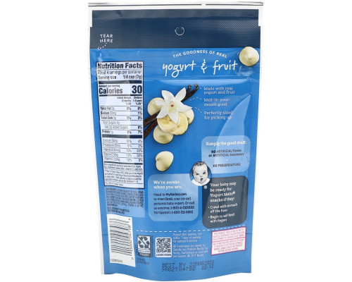 Gerber, Yogurt Melts, Banana Vanilla, 1 oz (28 g) Gerber, Yogurt Melts, Banana Vanilla, 1 oz (28 g)