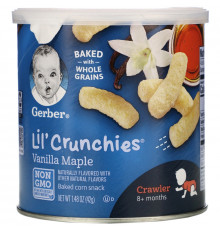 Gerber, Lil' Crunchies, 8+ Months, Vanilla Maple, 1.48 oz (42 g)