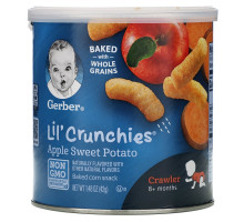 Gerber, Lil' Crunchies, Apple, Sweet Potato, Crawler, 1.48 oz (42 g)