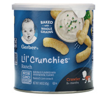Gerber, Lil' Crunchies, Ranch, Crawler, 1.48 oz (42 g)