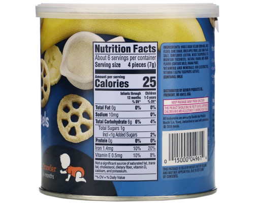 Gerber, Teether Wheels, 8+ Months, Banana Cream, 1.48 oz (42 g) Gerber, Teether Wheels, 8+ Months, Banana Cream, 1.48 oz (42 g)