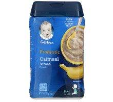 Gerber, Probiotic Oatmeal Cereal, Banana,  8 oz (227 g)