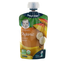 Gerber, Второе блюдо, натуральное детское питание, с бананом и манго, 3.5 унции (99 г)