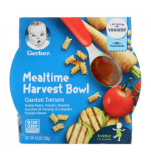 Gerber, Mealtime Harvest Bowl, 12+ Months, Garden Tomato, 4.5 oz (128 g)