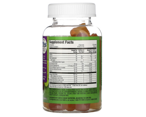 Gerber, Lil Brainies, Omega Tri-Blend & DHA, Kids Multivitamin, Ages 2+, 60 Gummies Gerber, Lil Brainies, Omega Tri-Blend & DHA, Kids Multivitamin, Ages 2+, 60 Gummies