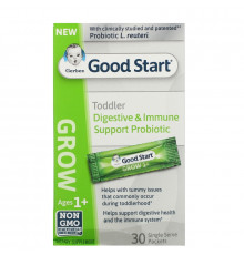 Gerber, Good Start, Grow,  Toddler Digestive & Immune Support Probiotic  Ages 1+, 30 Single Serve Packets