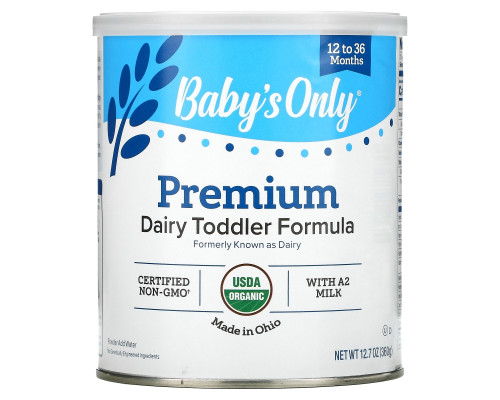 Baby's Only Organic Органический Формула для малышей молочный продукт с жедезом 12.7 oz (360 г) Baby's Only Organic Органический Формула для малышей молочный продукт с жедезом 12.7 oz (360 г)