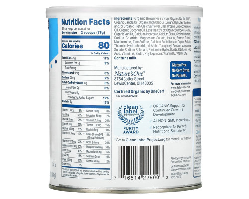 Baby's Only Organic Органический Формула для малышей молочный продукт с жедезом 12.7 oz (360 г) Baby's Only Organic Органический Формула для малышей молочный продукт с жедезом 12.7 oz (360 г)