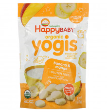 Nurture Inc. (Happy Baby) happyyogis Йогуртово-фруктовые снэки со вкусом банана и манго 1 унция (28 г)