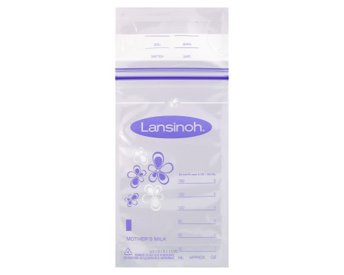 Lansinoh, Пакеты для хранения грудного молока, 25 стерильных пакетов Lansinoh, Пакеты для хранения грудного молока, 25 стерильных пакетов