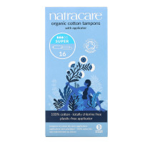 Natracare Тампоны из органического хлопка супер 16 тампонов