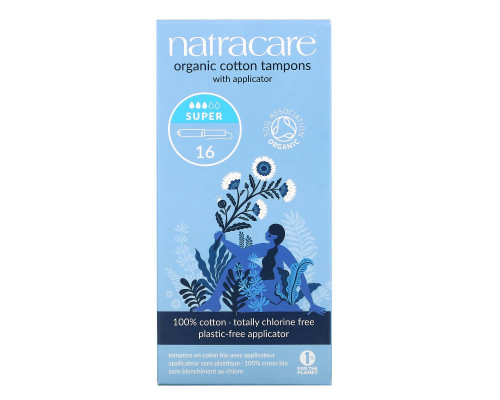 Natracare Тампоны из органического хлопка супер 16 тампонов Natracare Тампоны из органического хлопка супер 16 тампонов