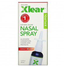 Xlear Inc (Xclear) Назальный спрей с ксилитом 1.5 жидких унций (45 мл)